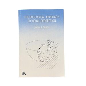 Vintage‎ Lawrence Erlbaum Paperback Book Blue White Ecological Psychology